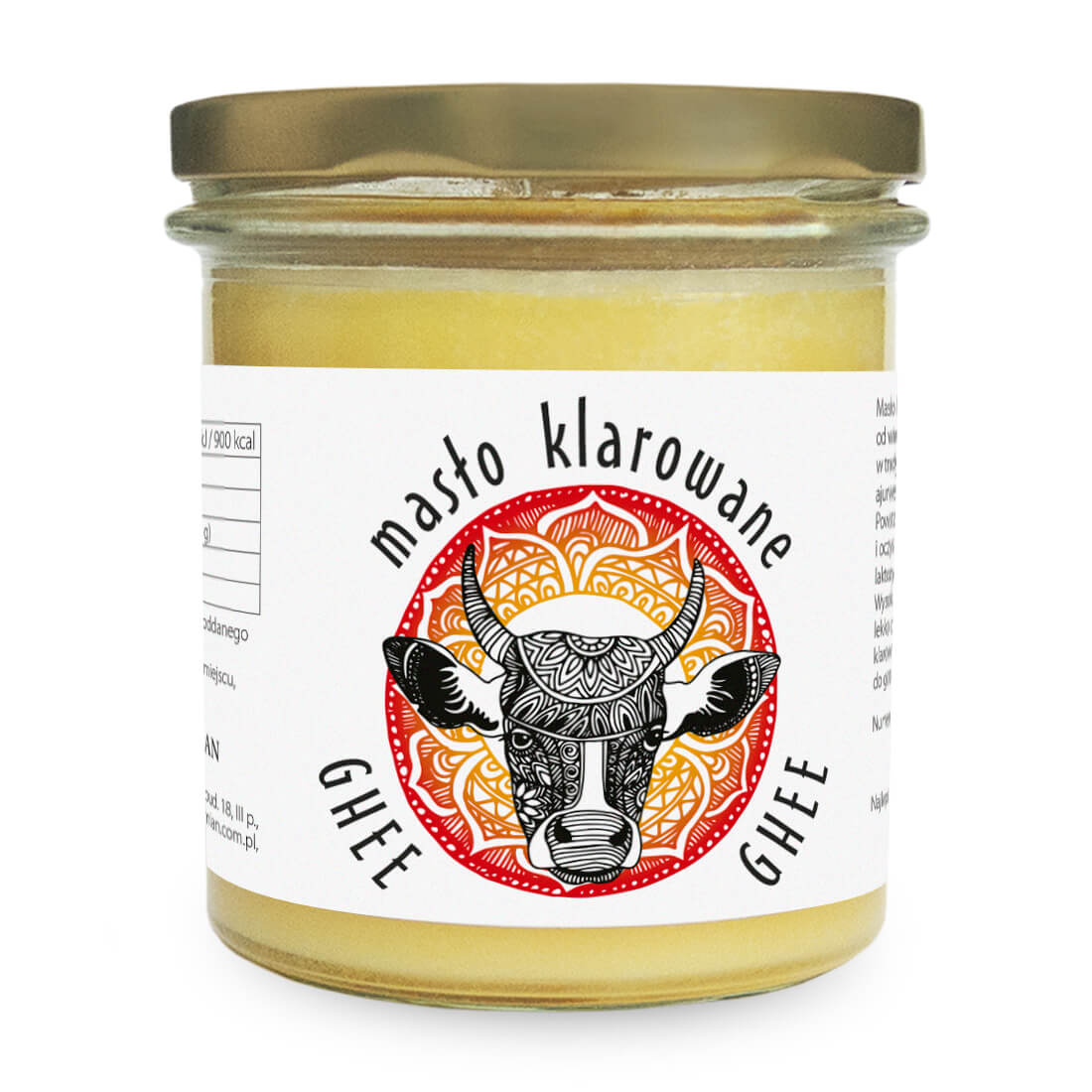 Masło klarowane Ghee 240 g - Pięć Przemian