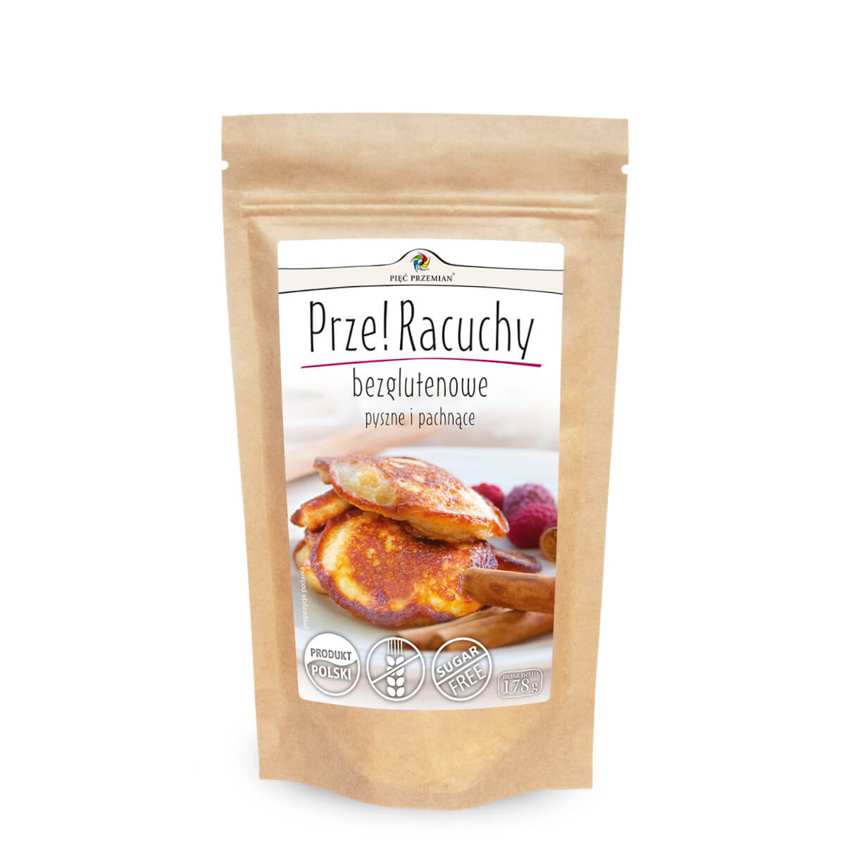 Mieszanka na racuchy owsiane bezglutenowe 178 g - Pięć Przemian