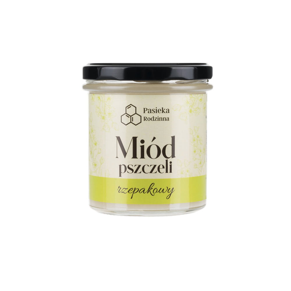 Miód rzepakowy 410 g - Pasieka Rodzinna
