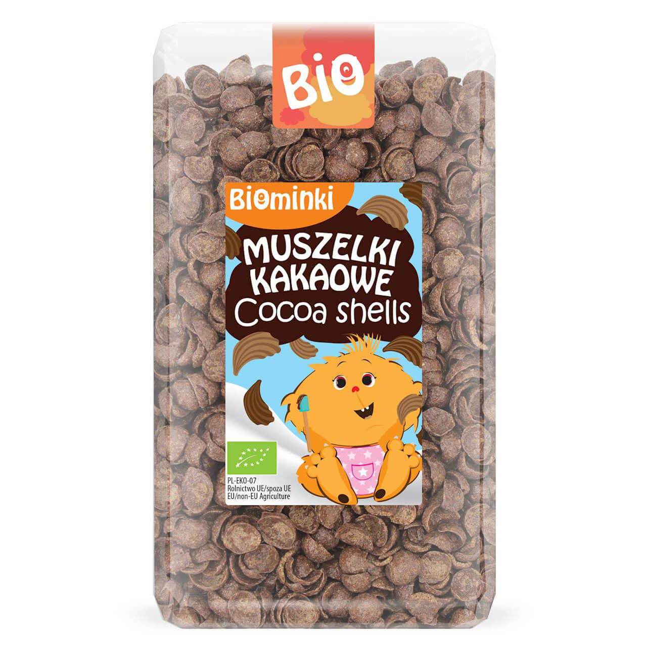 Muszelki kakaowe BIO 300 g - Biominki