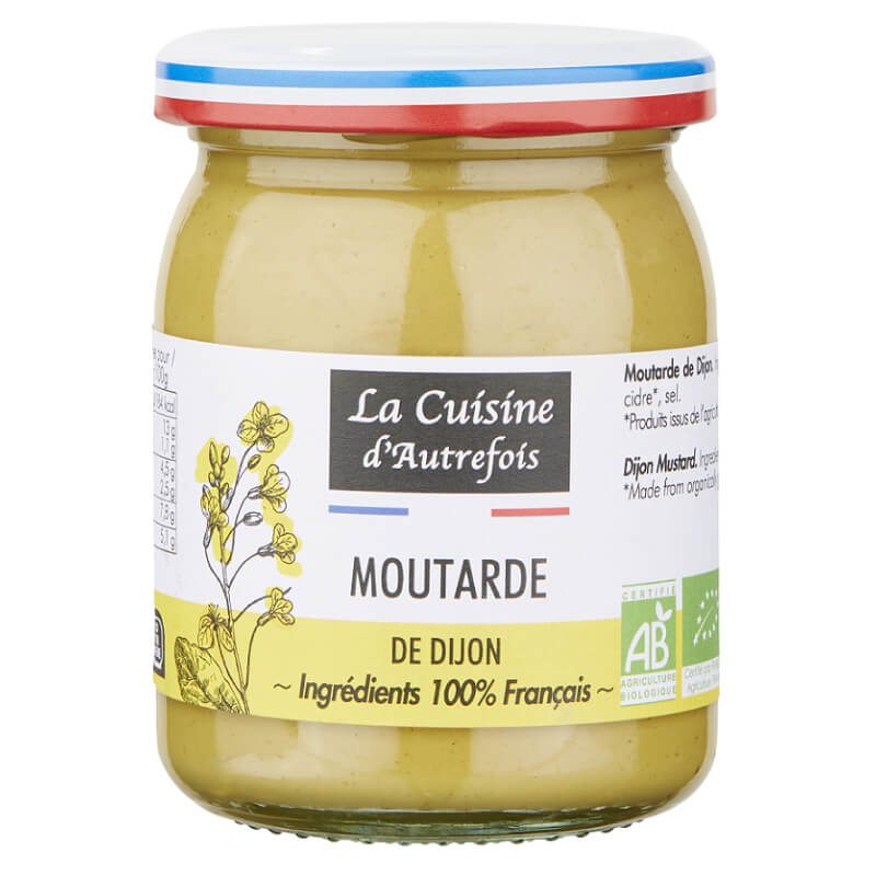Musztarda Dijon BIO 215 g - La Cuisine D'Autrefois