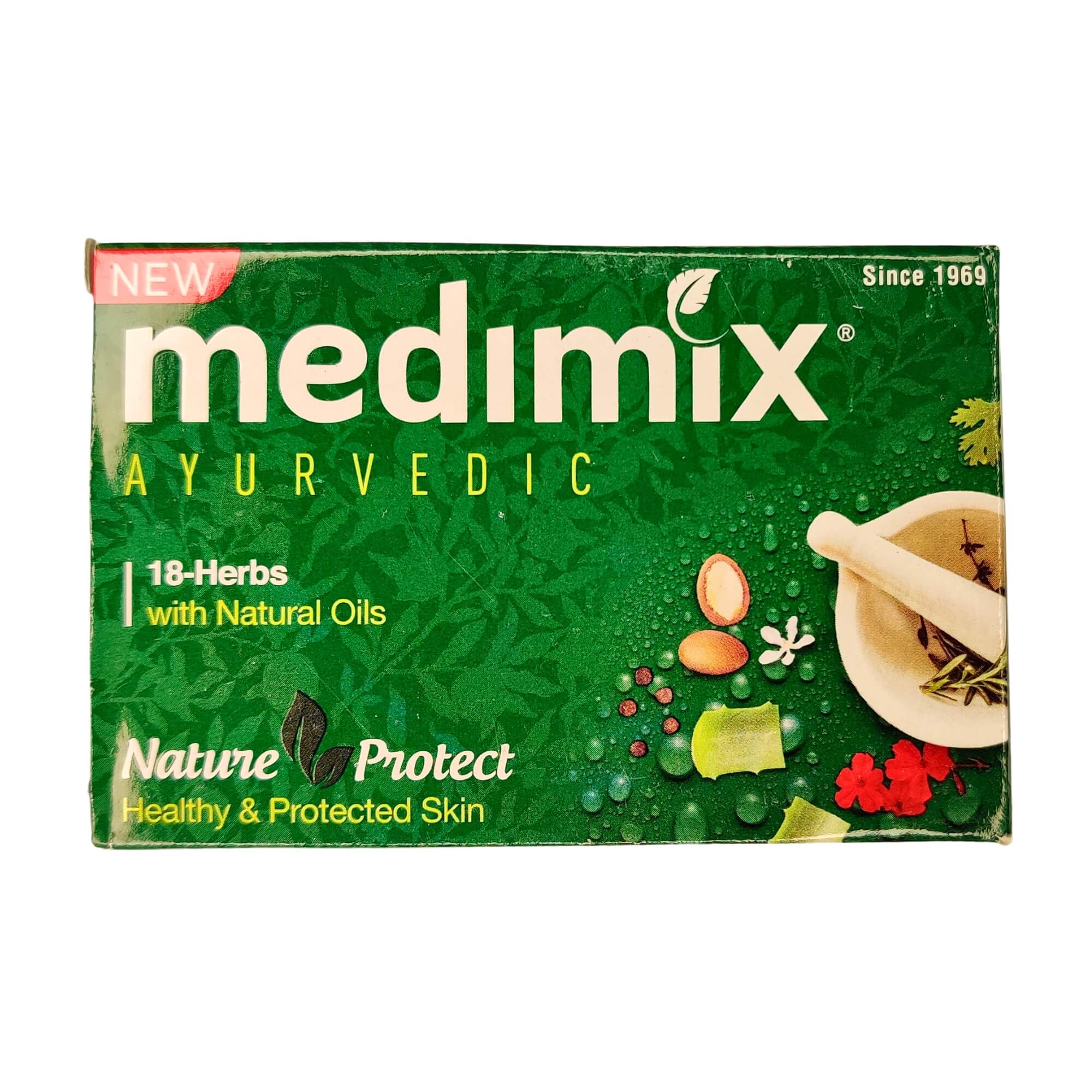 Mydło 18 ziół do skóry wrażliwej ajurwedyjskie 125 g - Medimix