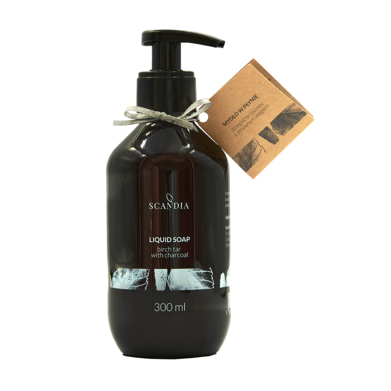 Mydło w płynie z dziegciem i węglem 300 ml - Scandia Cosmetics