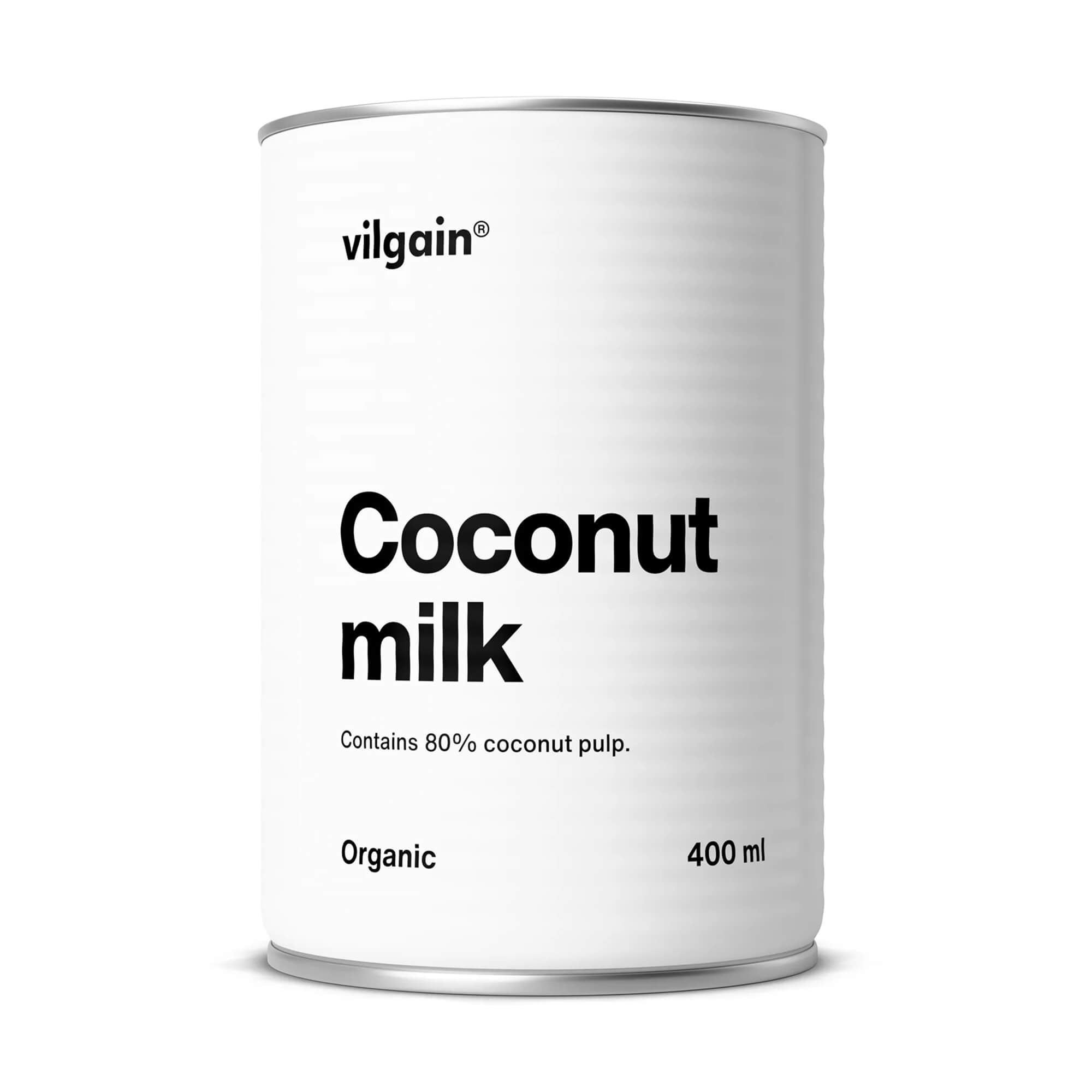 Napój kokosowy - mleczko kokosowe BIO 400 ml - Vilgain