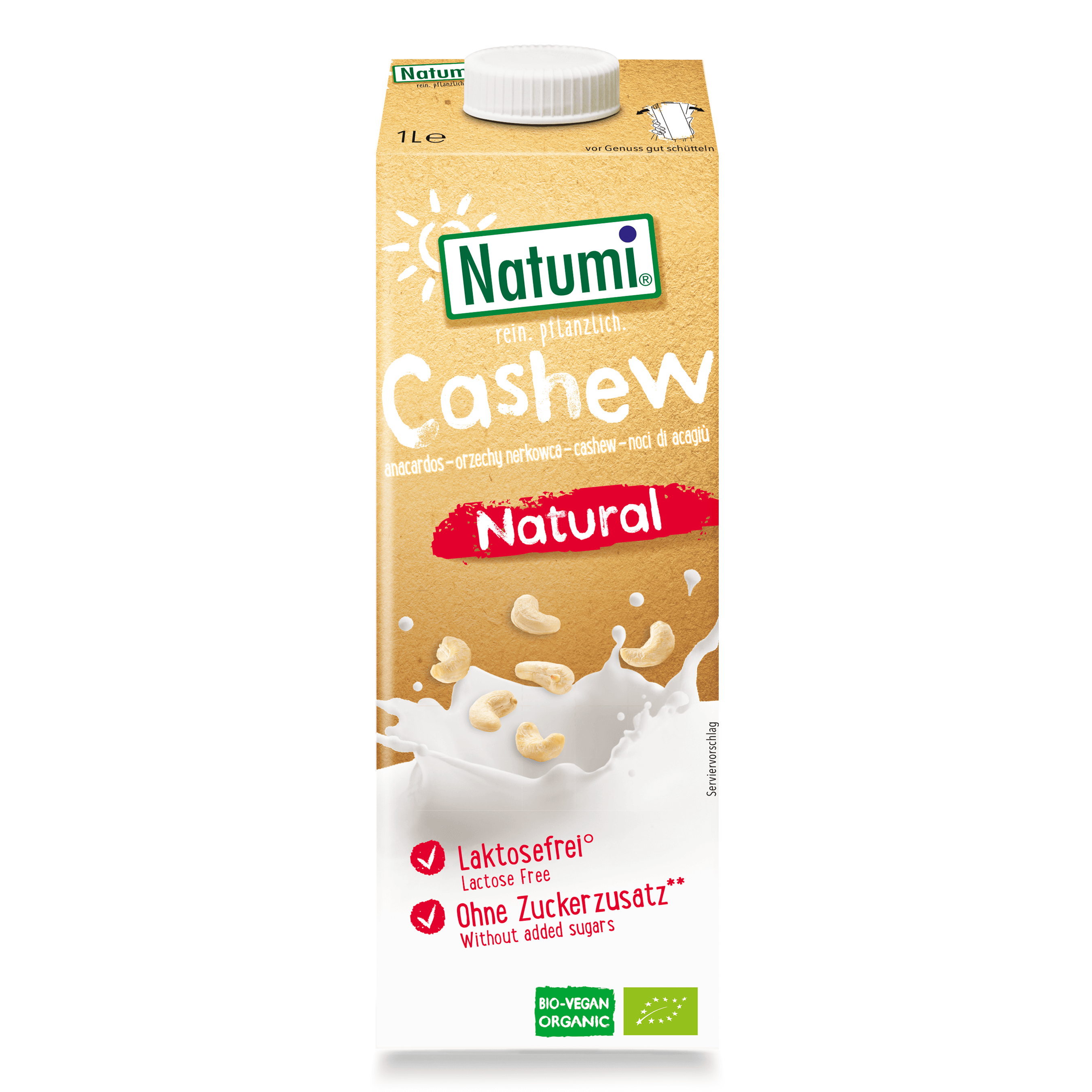 Napój z orzechów nerkowca bez dodatku cukru BIO 1 L - Natumi