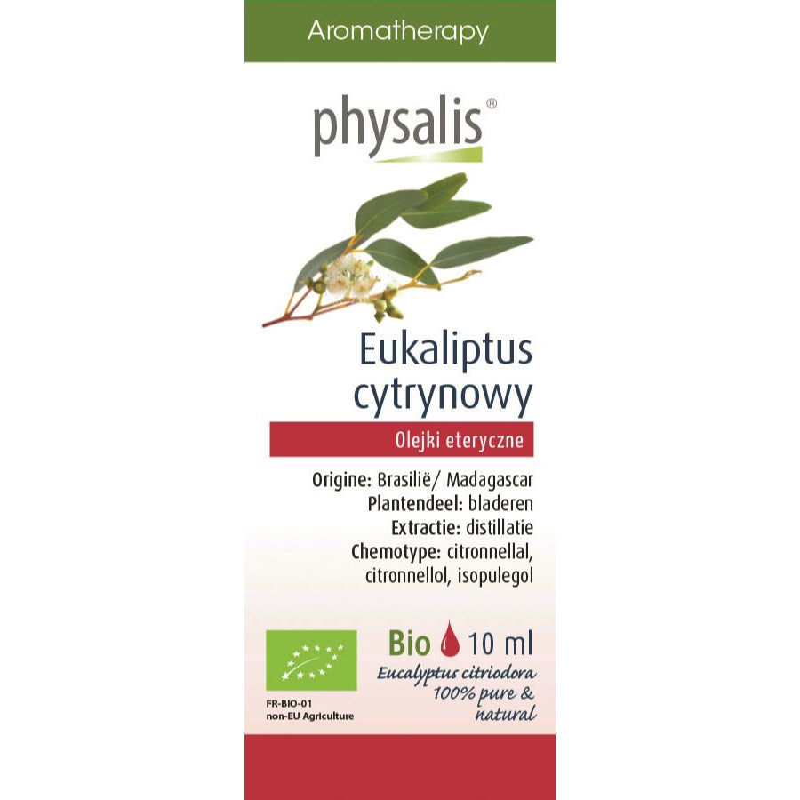 Olejek eteryczny eukaliptus cytrynowy BIO 10 ml - Physalis