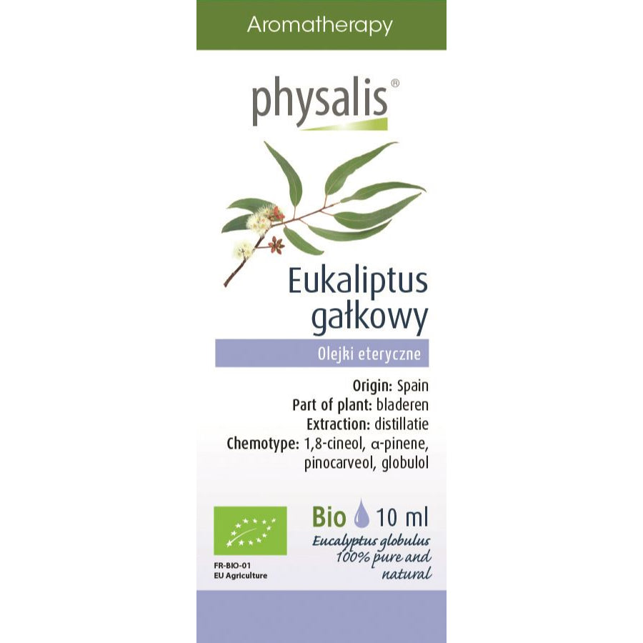 Olejek eteryczny eukaliptus gałkowy BIO 10 ml - Physalis