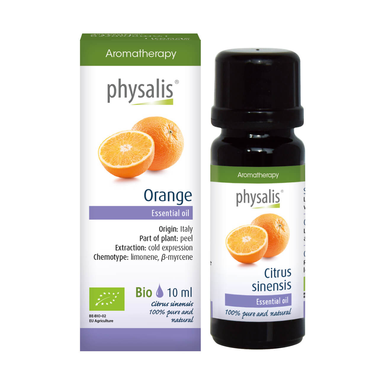 Olejek eteryczny pomarańcza BIO 10 ml - Physalis