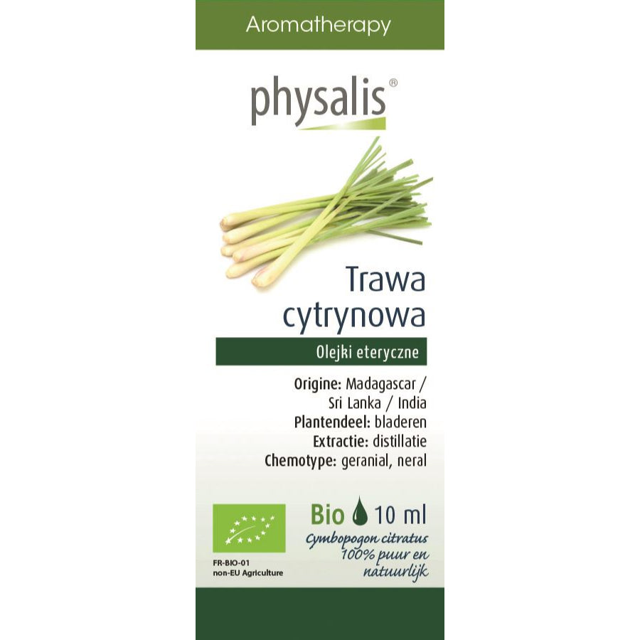 Olejek eteryczny trawa cytrynowa BIO 10 ml - Physalis