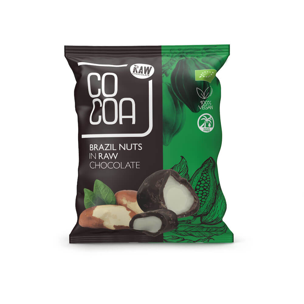 Orzechy brazylijskie w surowej czekoladzie BIO 70 g - Cocoa