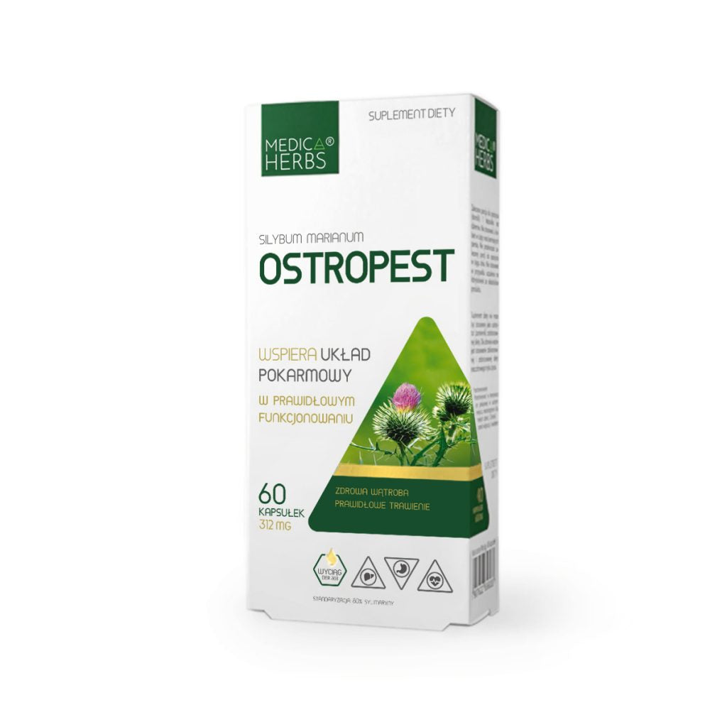 Ostropest 312 mg 60 kapsułek - Medica Herbs