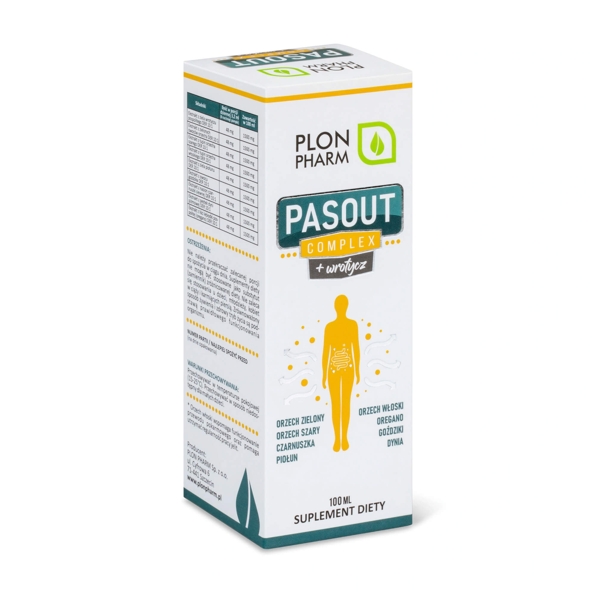 Pasout Complex + Wrotycz 100 ml - Plon Pharm