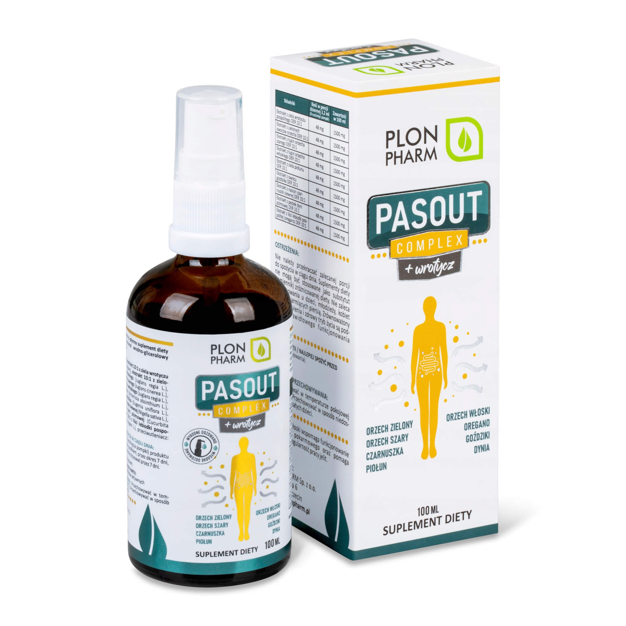 Pasout Complex + Wrotycz 100 ml - Plon Pharm
