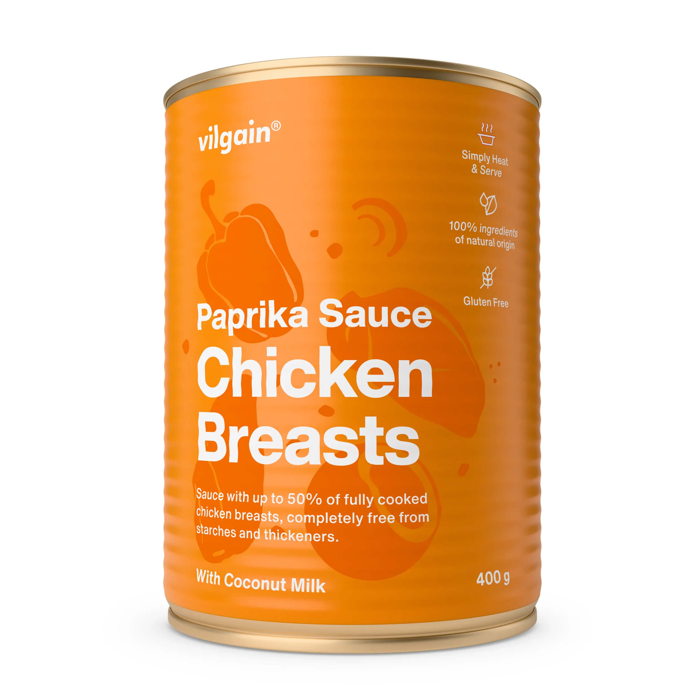 Pierś z kurczaka w sosie paprykowym 400 g - Vilgain