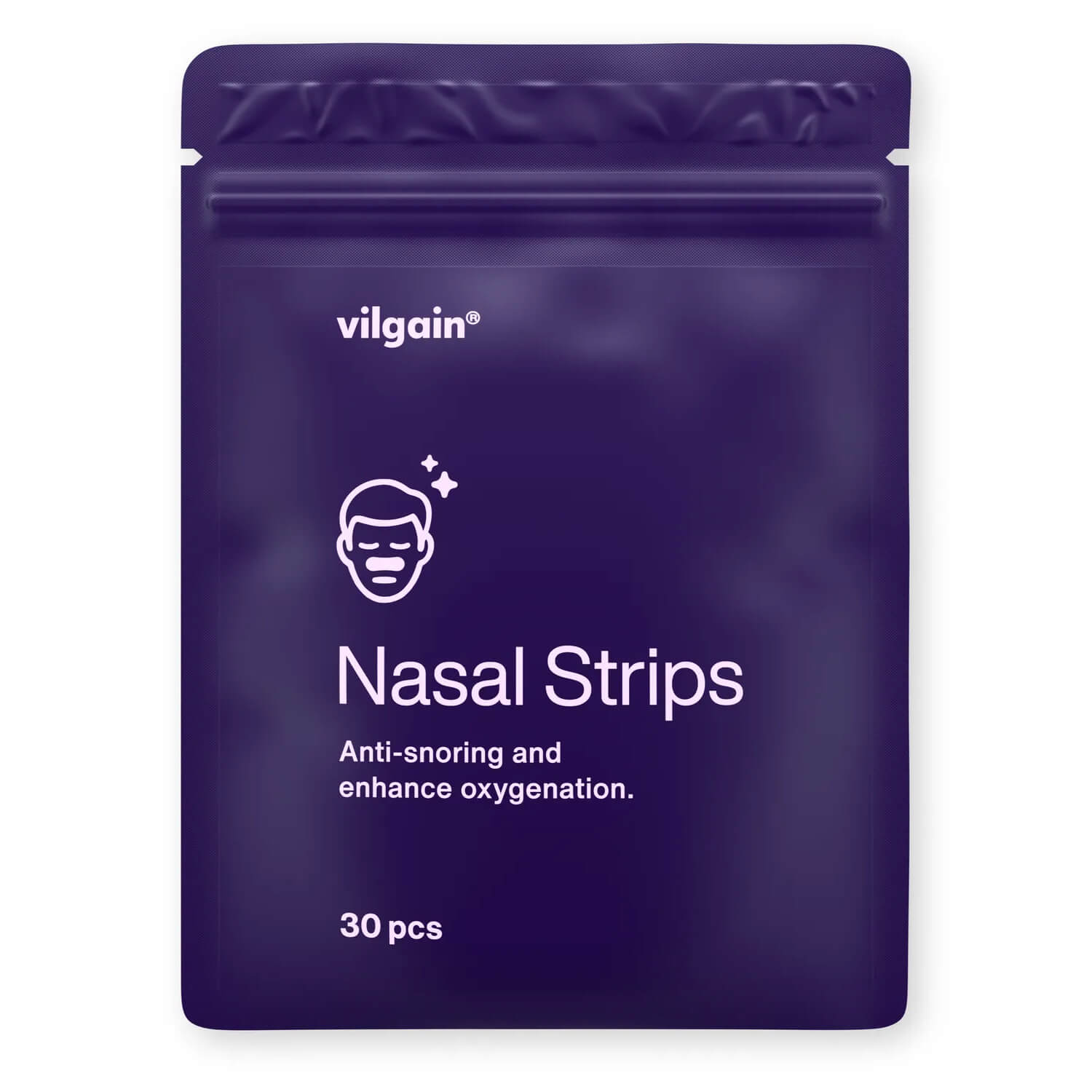 Plastry na nos ułatwiające oddychanie i przeciwdziałające chrapaniu 30 szt. - Vilgain