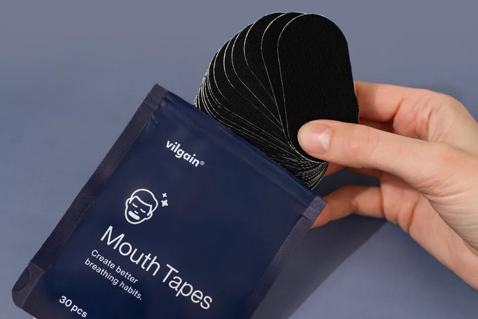 Plastry na usta do spania przeciwdziałające chrapaniu 30 szt. - Vilgain