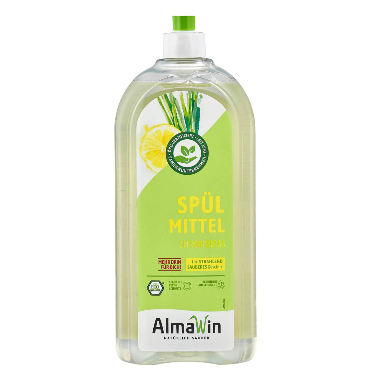 Płyn do mycia naczyń trawa cytrynowa ECO 1 L - AlmaWin