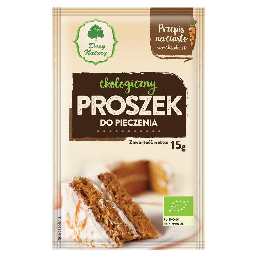 Proszek do pieczenia BIO 15 g - Dary Natury