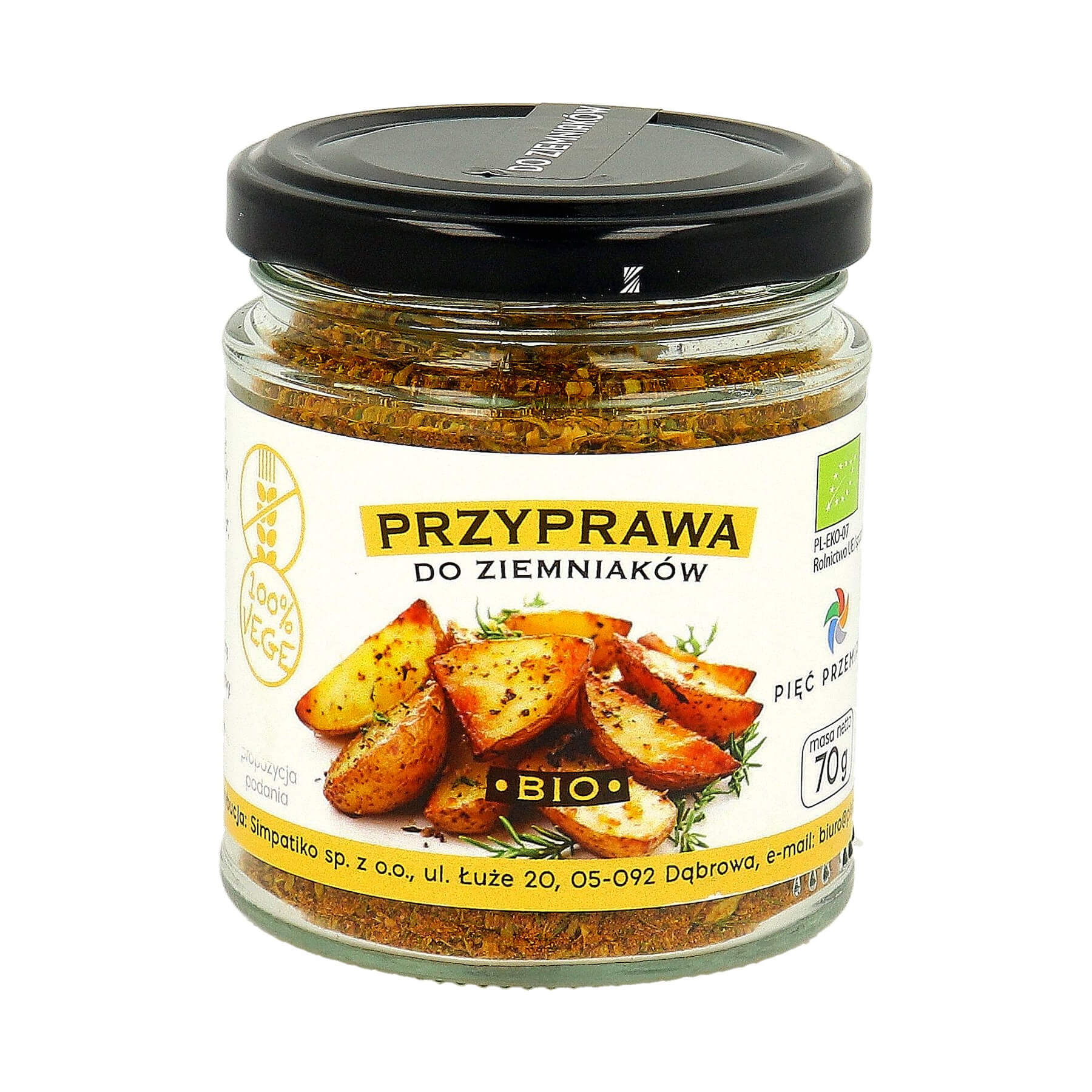 Przyprawa do ziemniaków BIO 70 g - Pięć Przemian