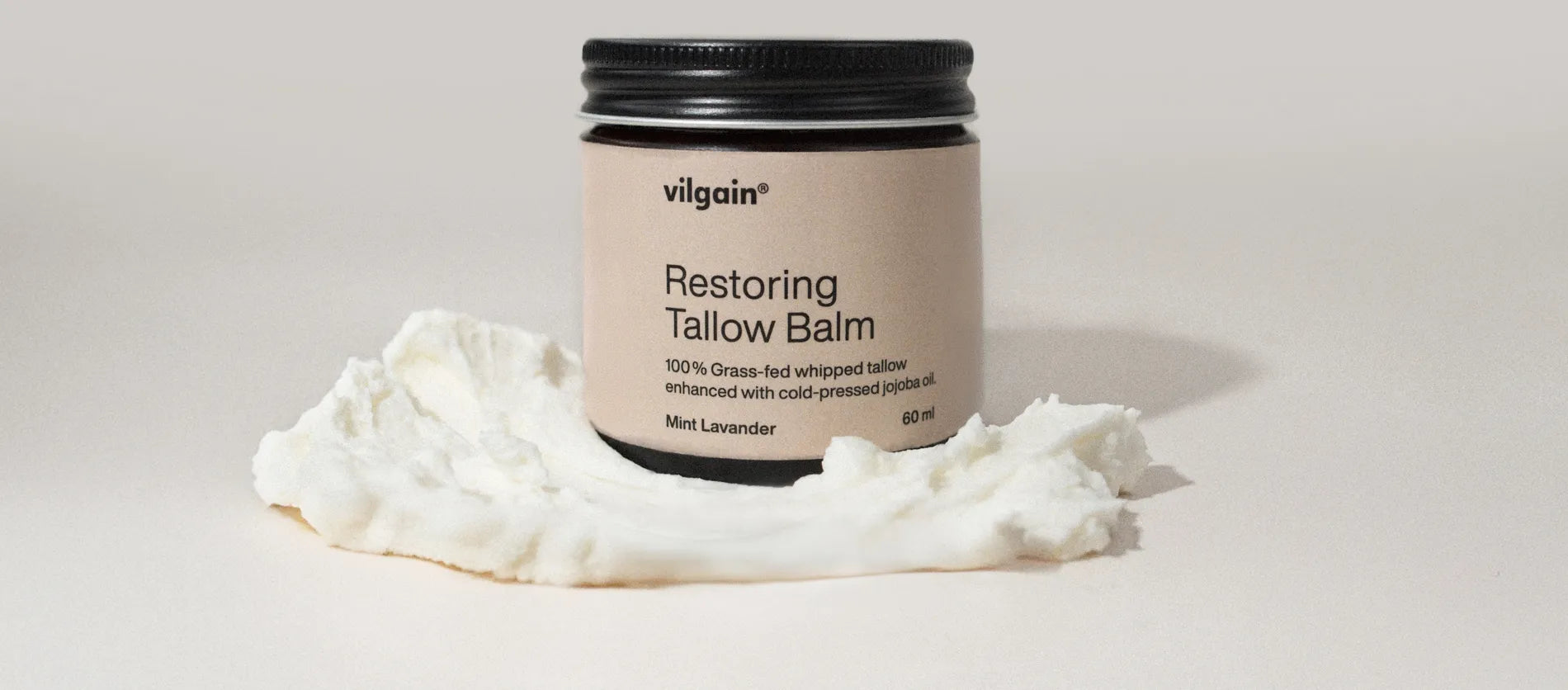 Regenerujący balsam z ekologicznego łoju wołowego 60 ml - Vilgain