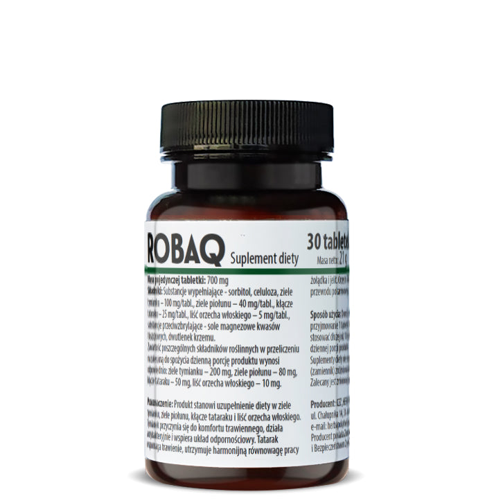 Robaq 30 tabletek - Herbapol Kraków
