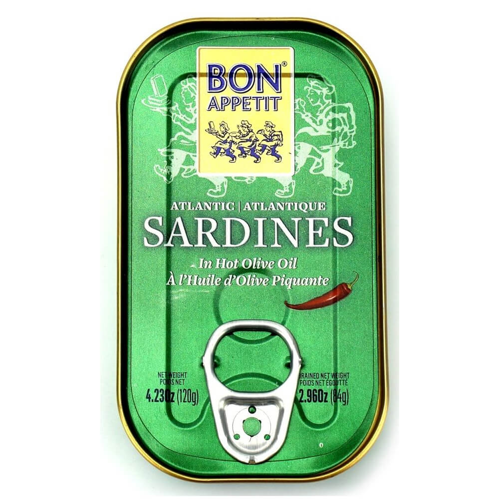 Sardynki portugalskie w pikantnej oliwie z oliwek 120 g - Bon Appetit