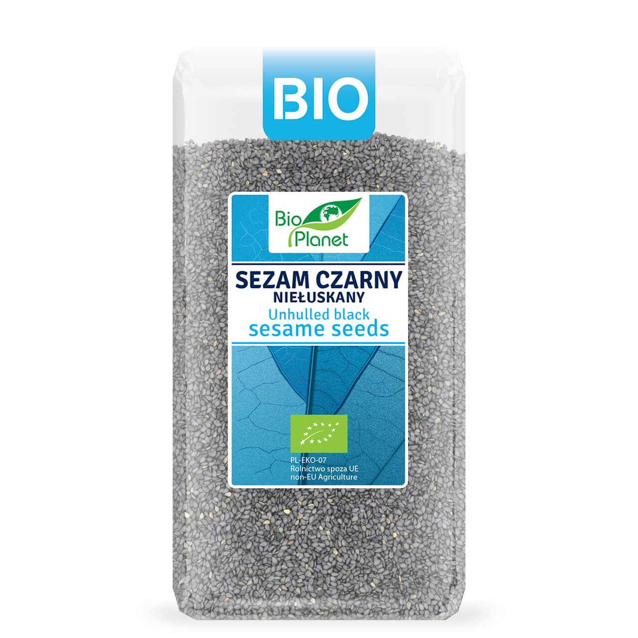 Sezam czarny niełuskany BIO 400 g - Bio Planet