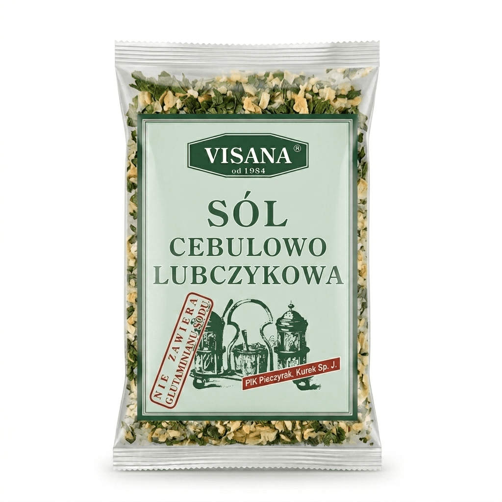 Sól cebulowo-lubczykowa 175 g - Visana