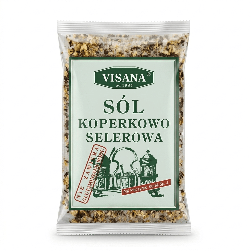 Sól koperkowo-selerowa 175 g - Visana