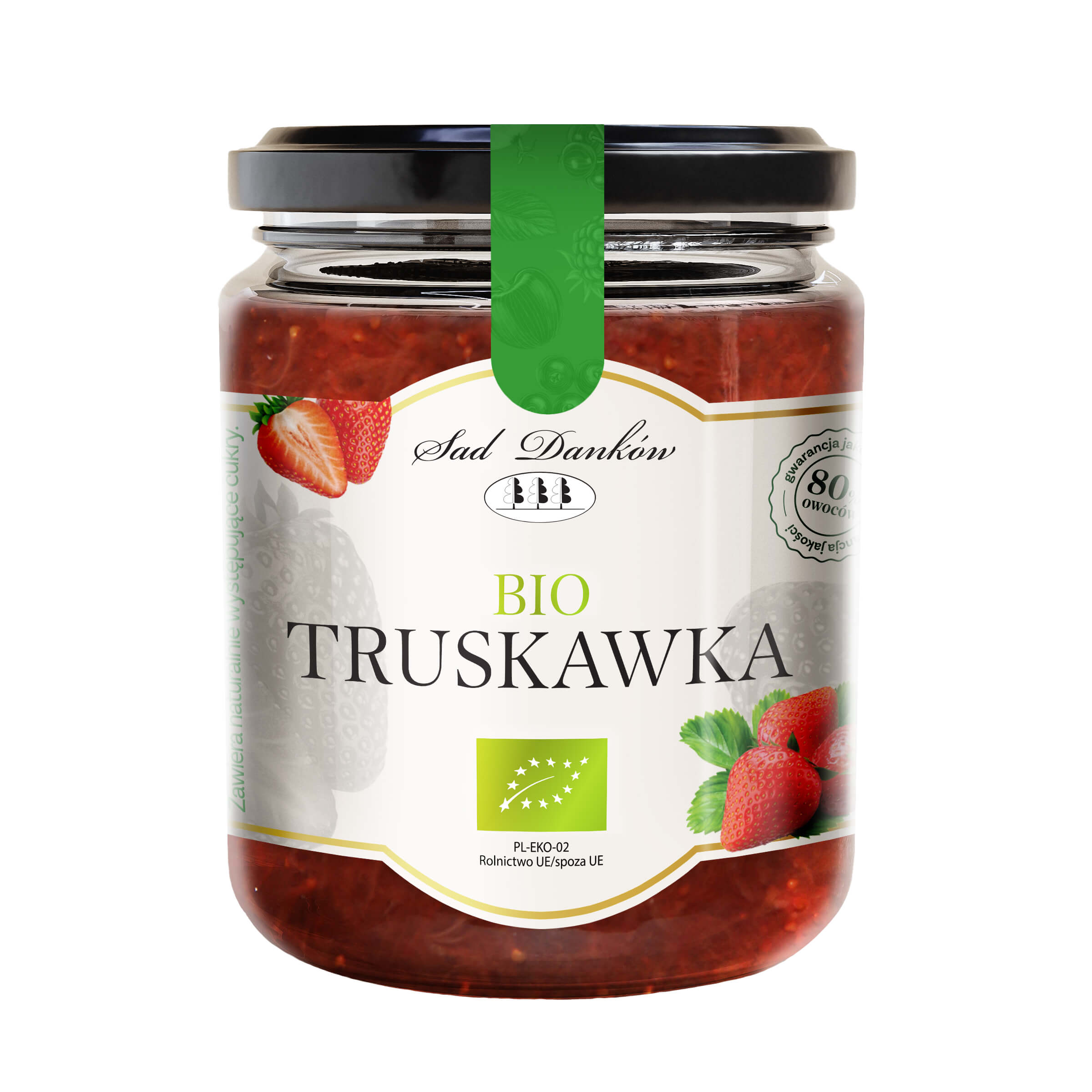Truskawka 80% BIO 260 g - Sad Danków