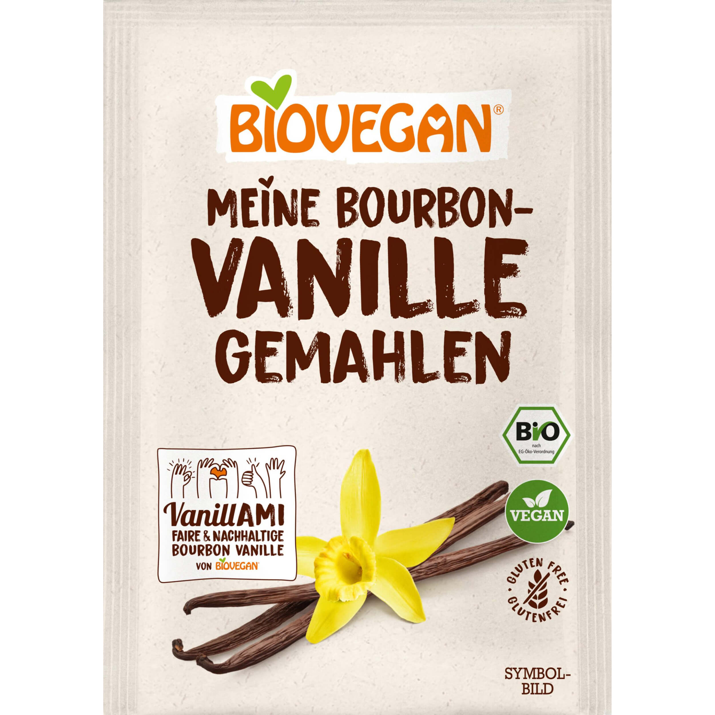 Wanilia Bourbon mielona BIO 5 g - Biovegan