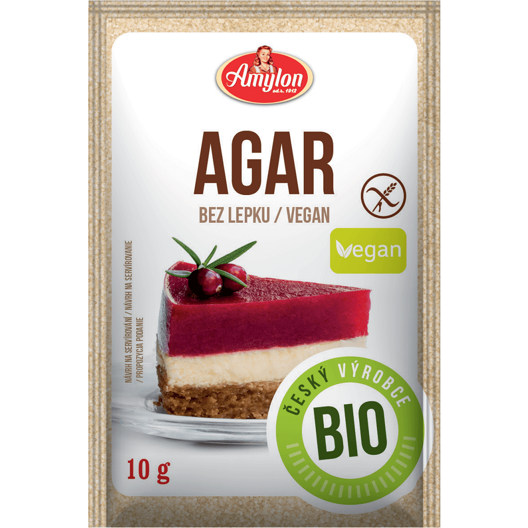 Agar-agar bezglutenowy BIO 10 g - Amylon