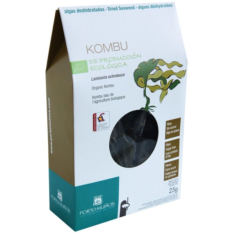 Algi morskie suszone Kombu BIO 25 g - Porto Muinos
