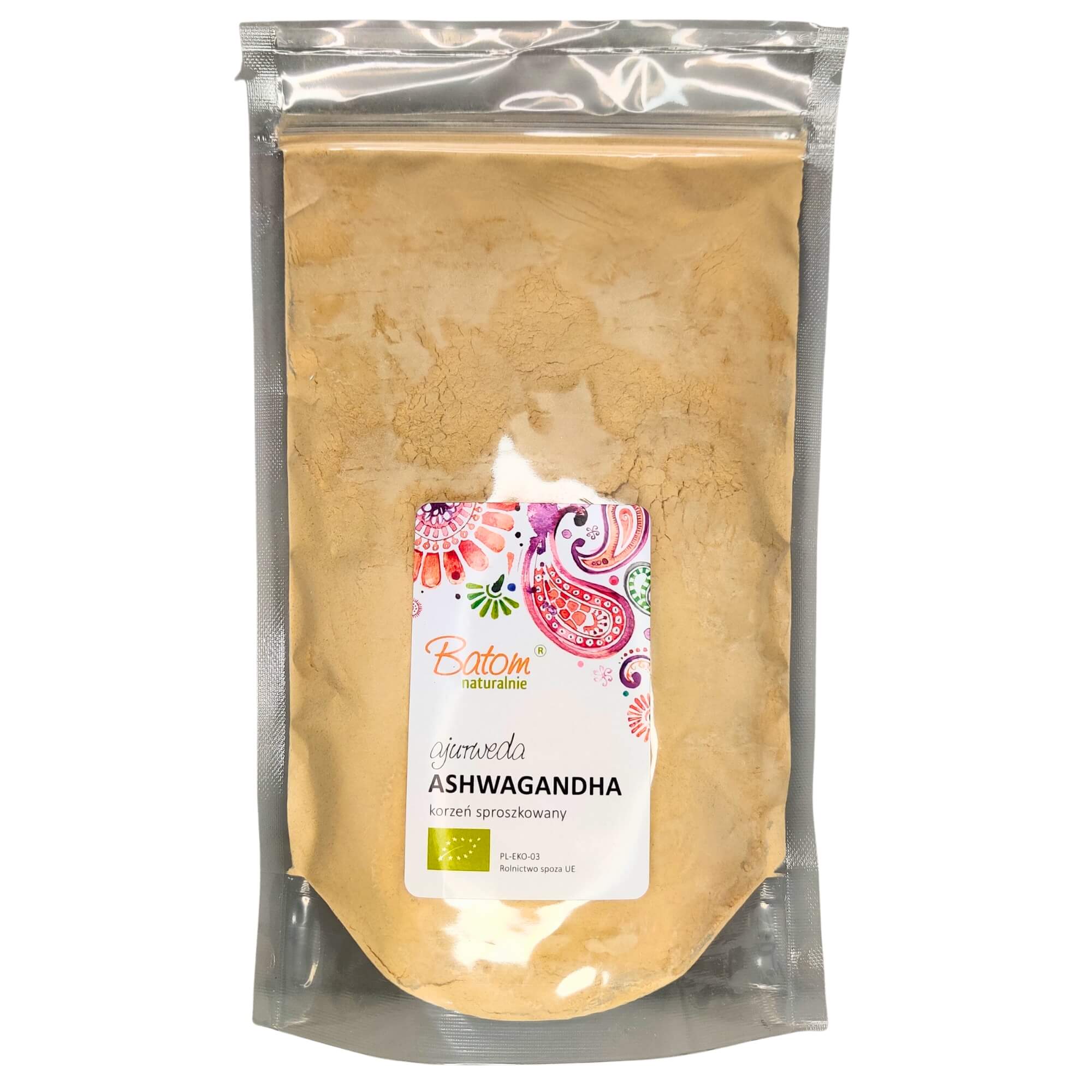 Ashwagandha w proszku BIO 300 g - Batom