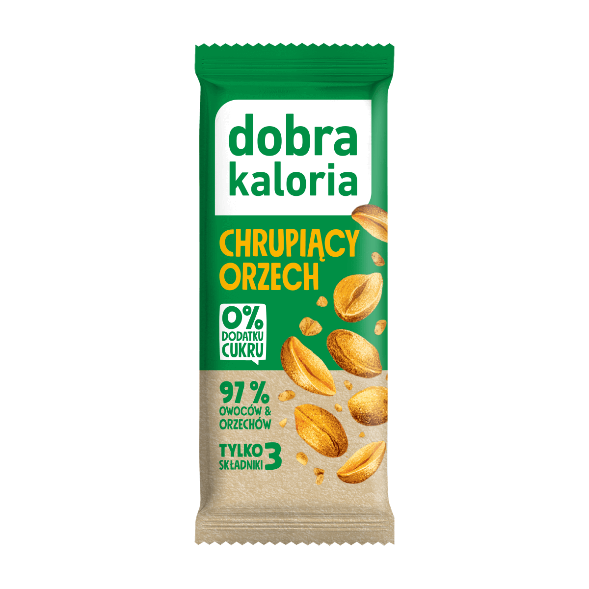Baton chrupiący orzech 35 g - Dobra Kaloria