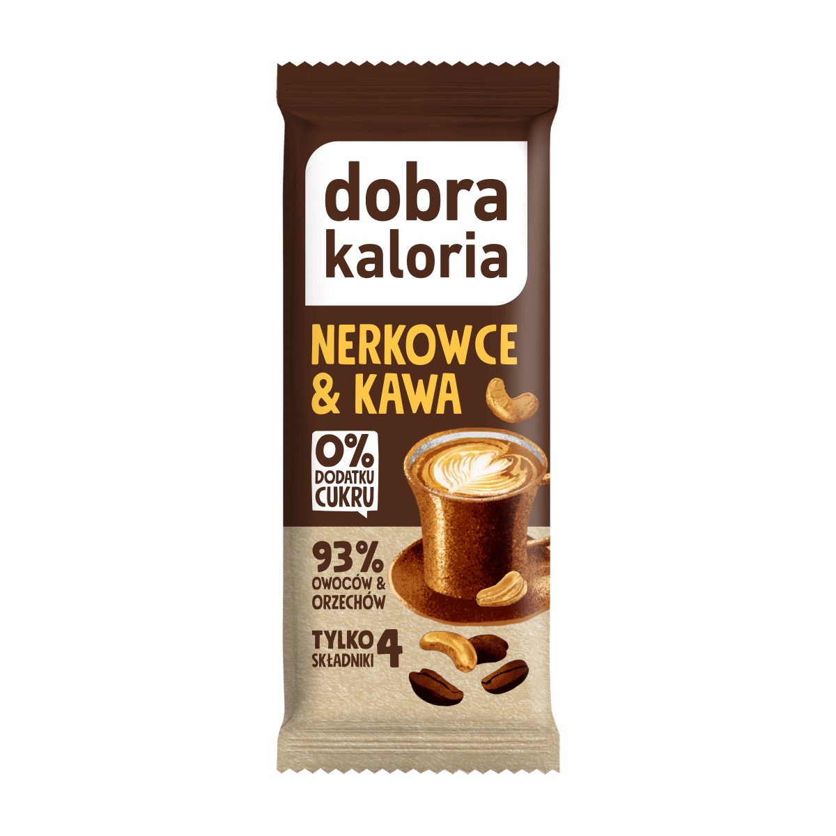 Baton nerkowce i kawa 35 g - Dobra Kaloria