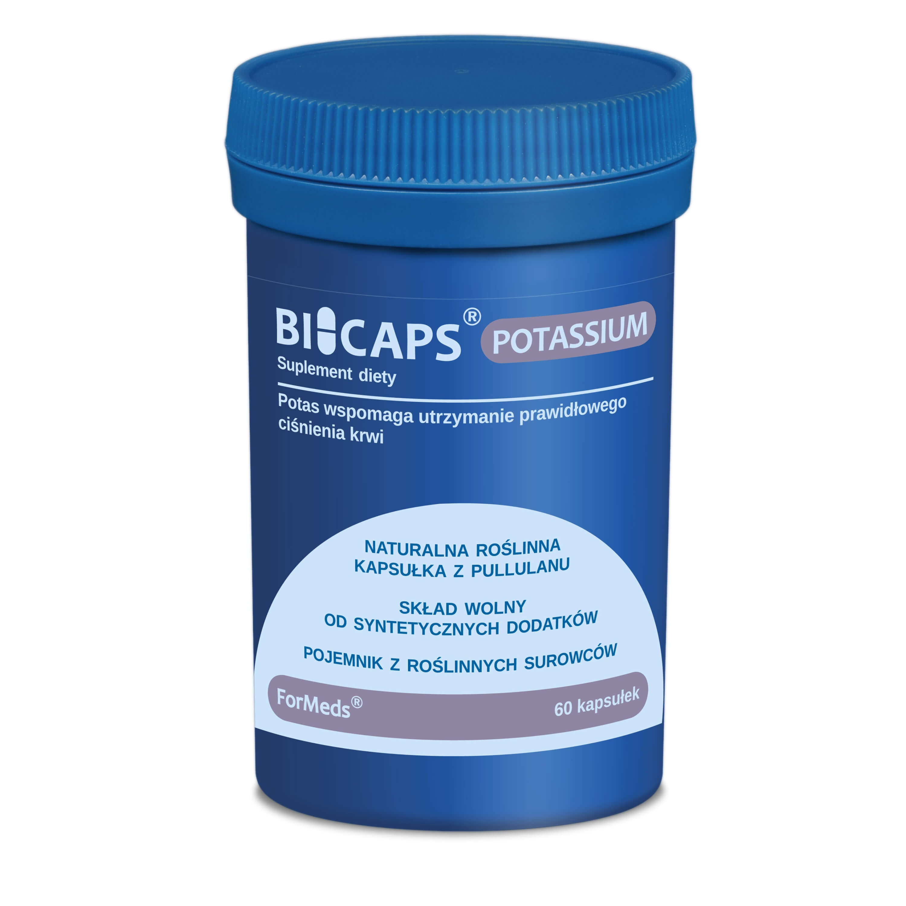 BICAPS POTASSIUM Cytrynian Potasu 60 kapsułek - ForMeds