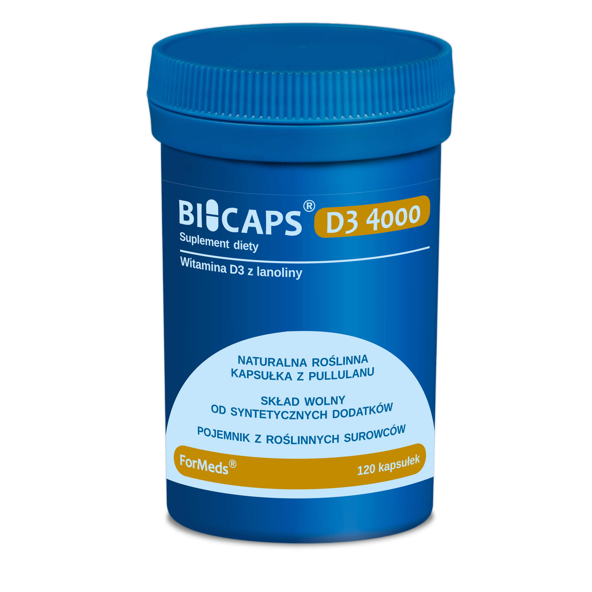 BICAPS Witamina D3 4000 120 kapsułek - ForMeds