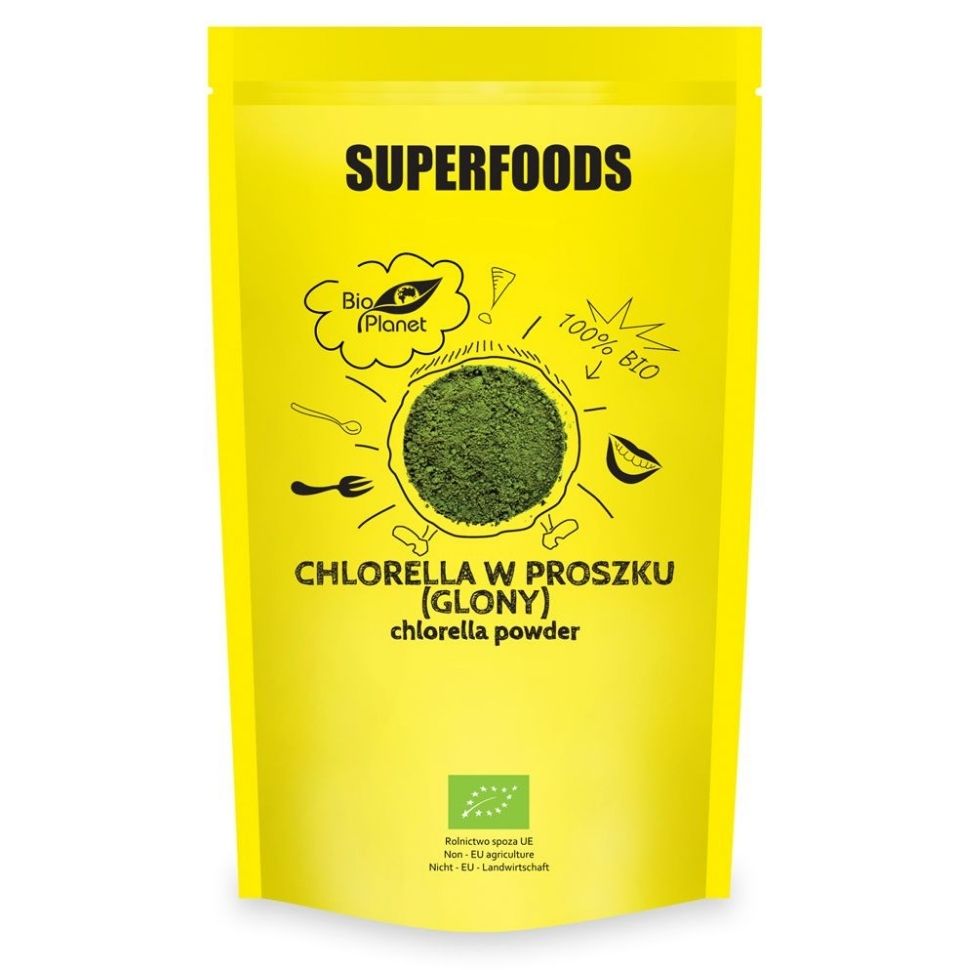Chlorella w proszku BIO 200 g - Bio Planet