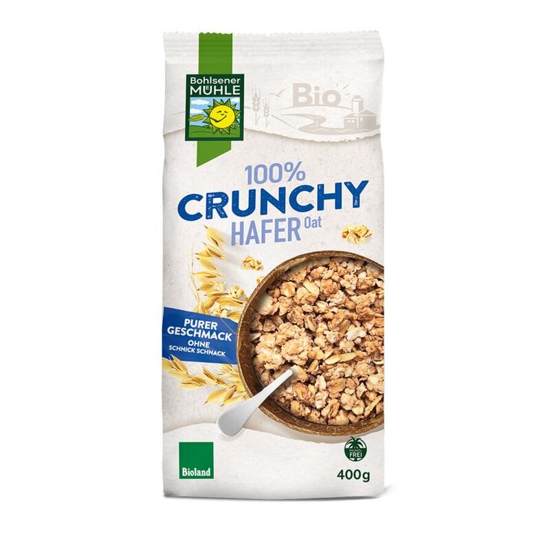 Crunchy owsiane BIO 400 g - Bohlsener Muehle