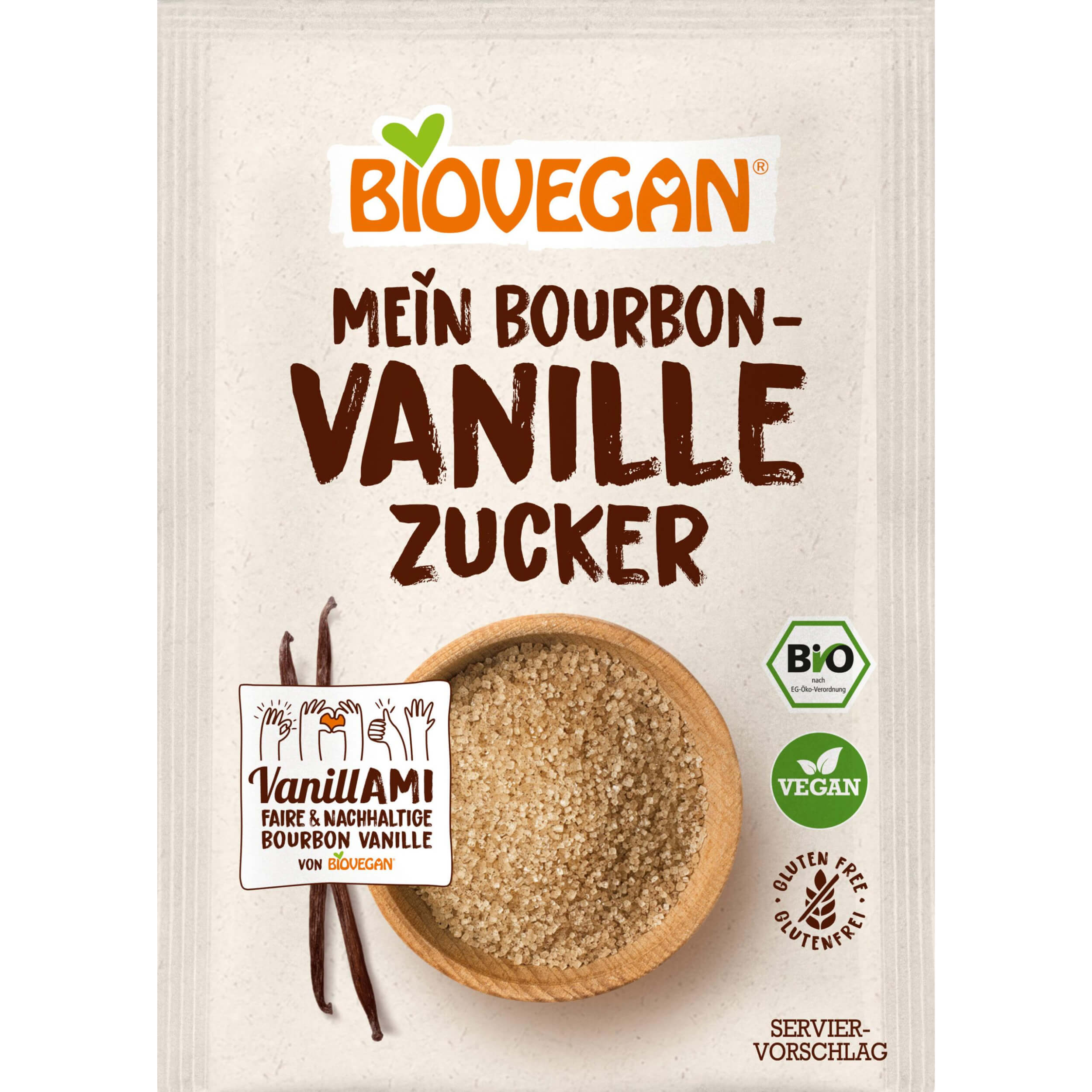 Cukier waniliowy BIO (4 × 8 g) 32 g - Biovegan