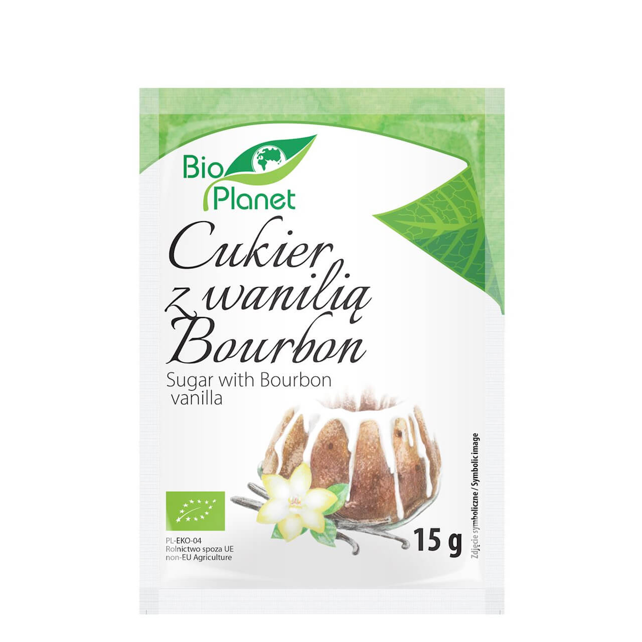 Cukier z wanilią Bourbon BIO 15 g - Bio Planet