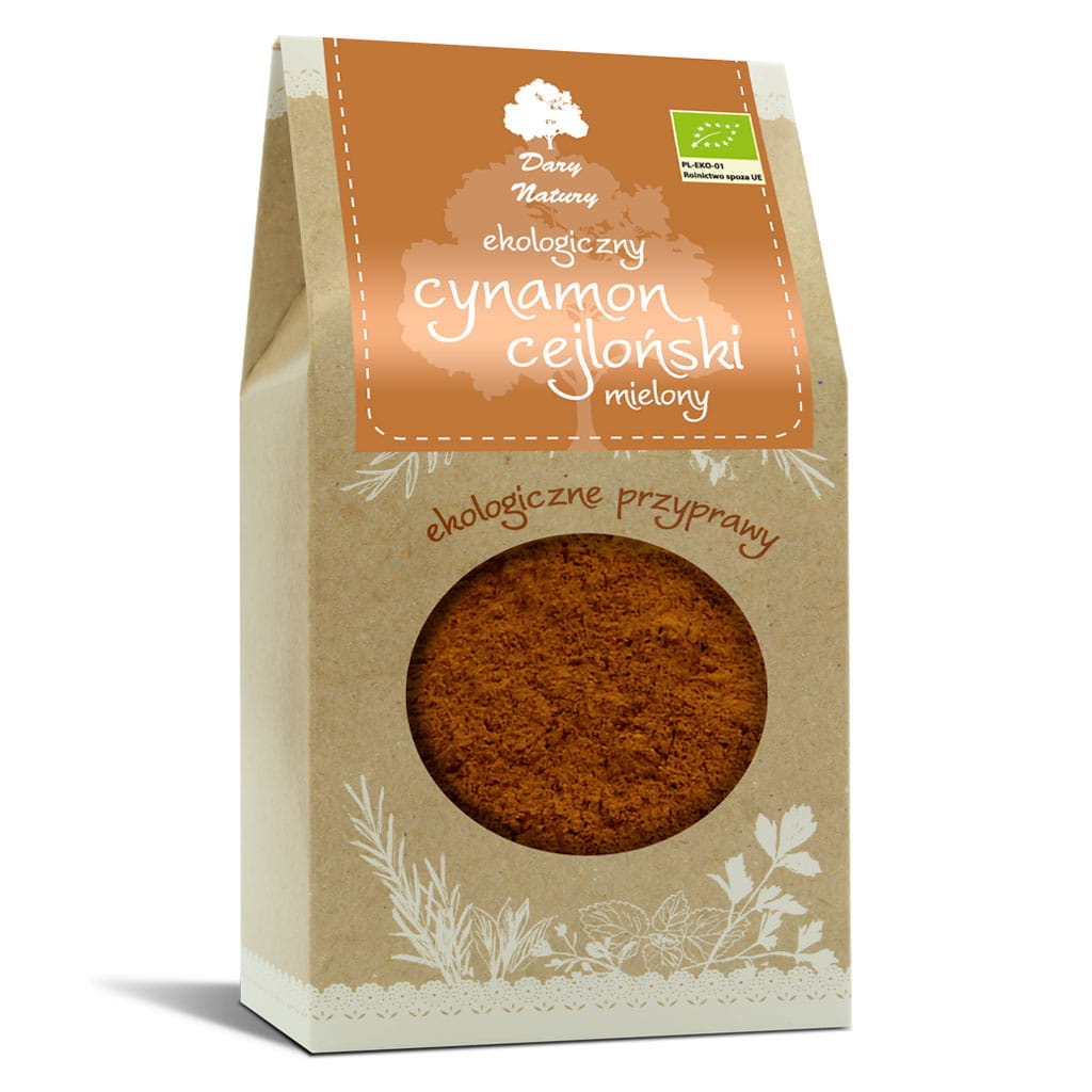 Cynamon cejloński mielony BIO 200 g - Dary Natury
