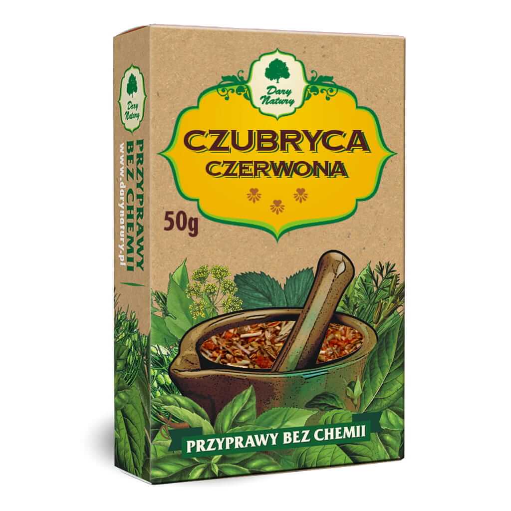 Czubryca czerwona 50 g - Dary Natury
