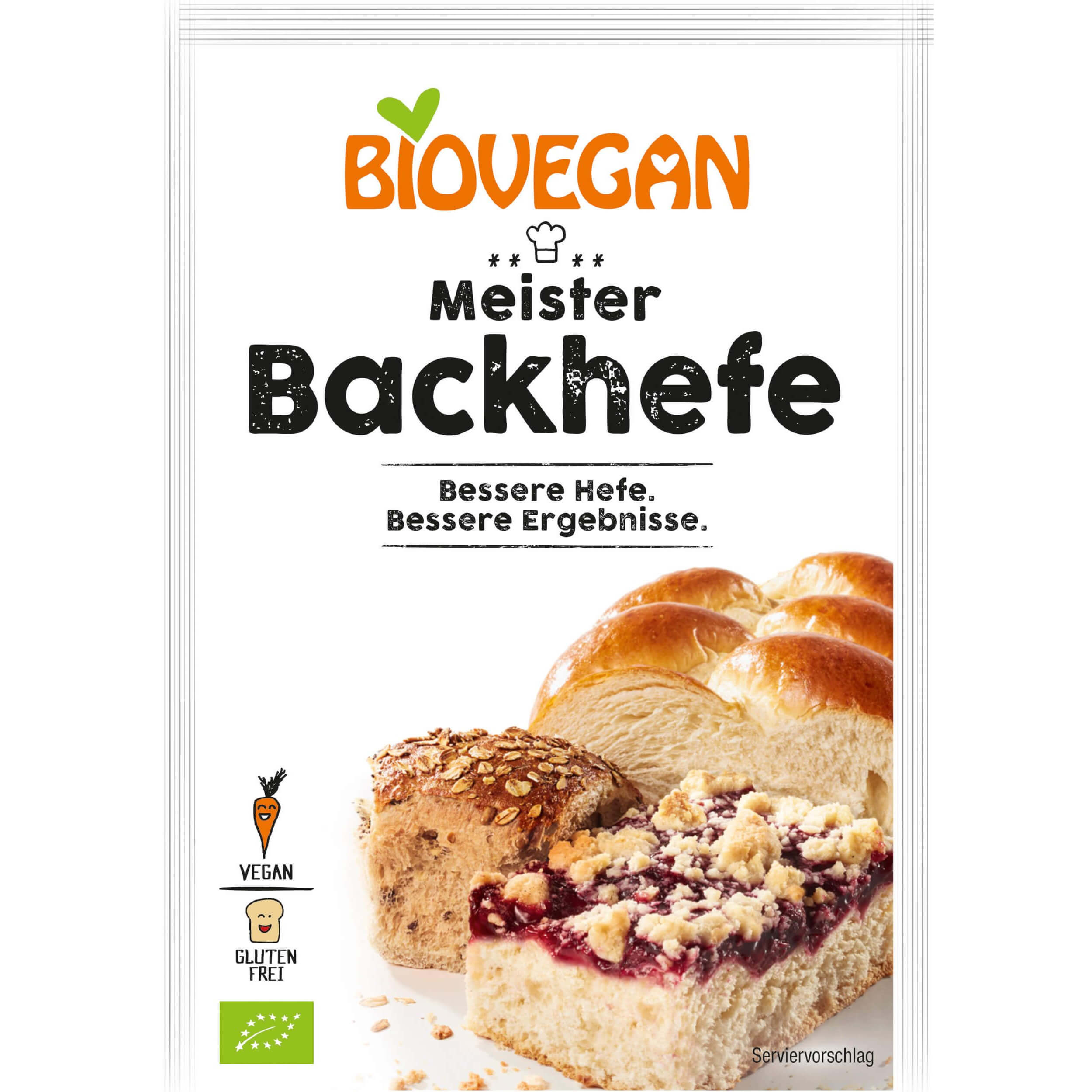 Drożdże suche bezglutenowe BIO 7 g - Biovegan