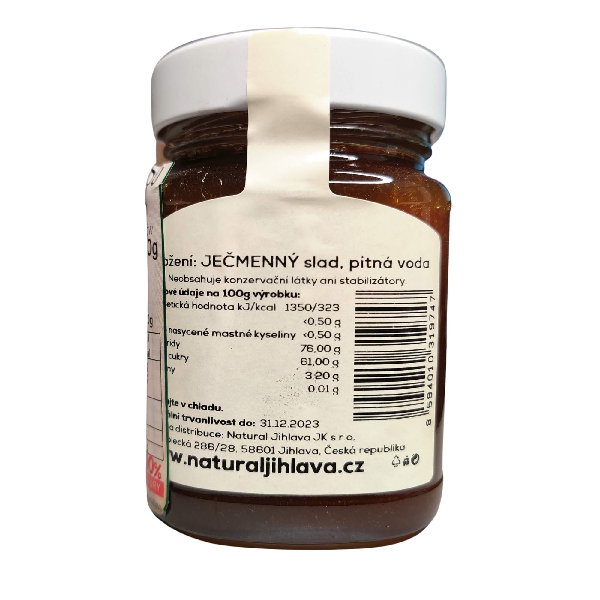 ekstrakt ze słodu jęczmiennego Natural Jihlava