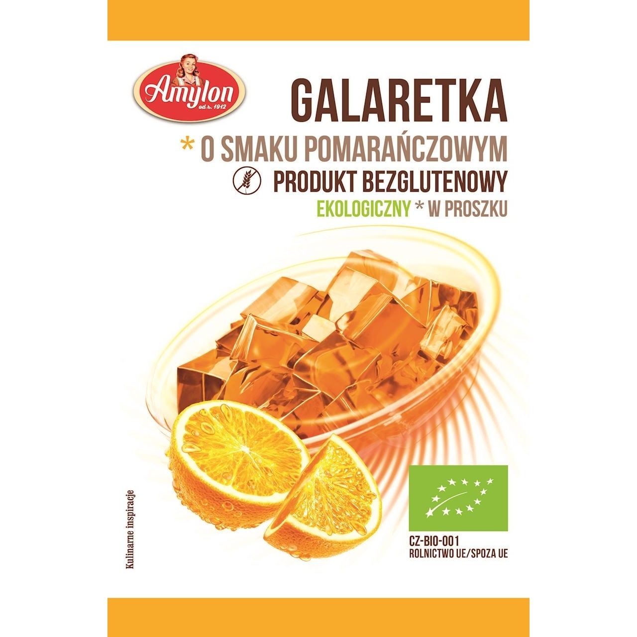 Galaretka pomarańczowa BIO 40 g - Amylon