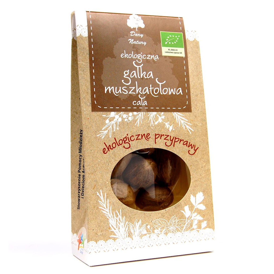 Gałka muszkatołowa cała BIO 30 g - Dary Natury