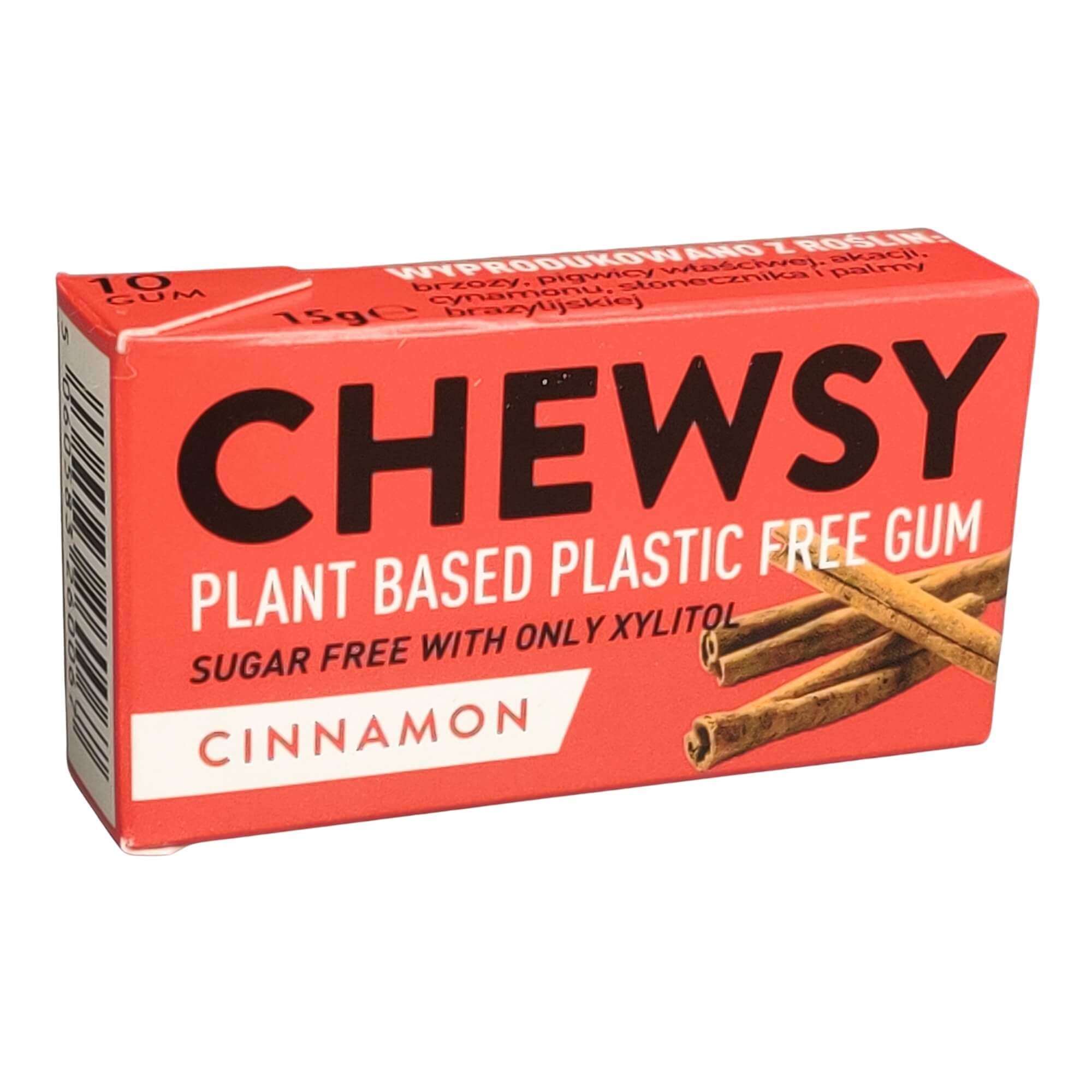 Guma do żucia o smaku cynamonowym z ksylitolem 15 g - Chewsy