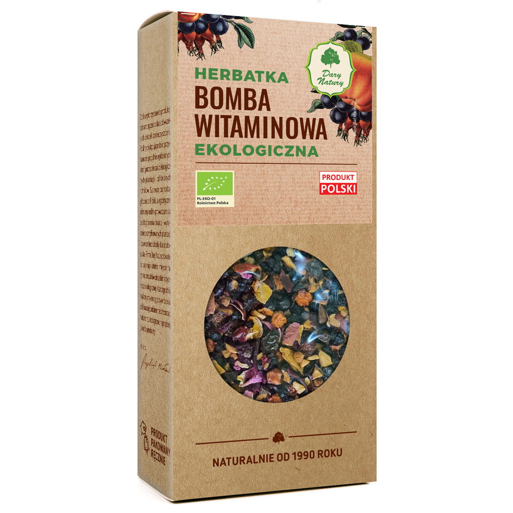 Herbata Bomba Witaminowa BIO 100 g - Dary Natury